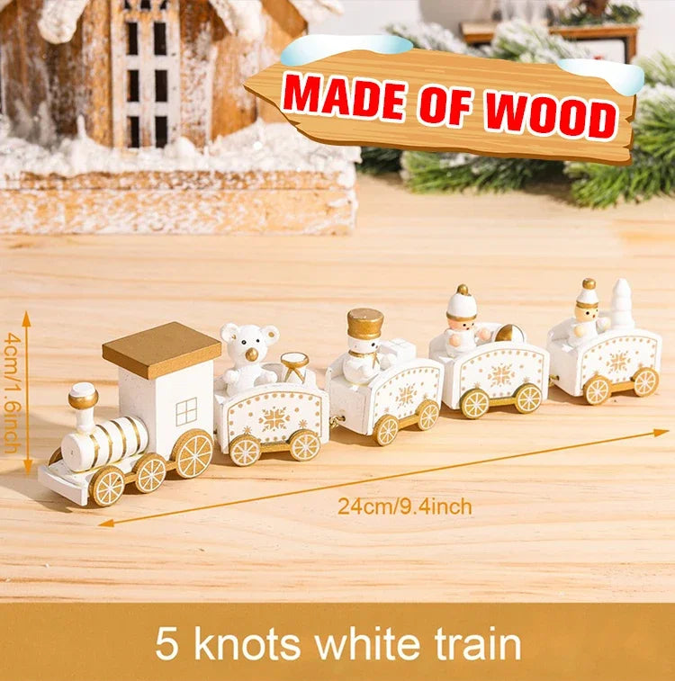 Christmas Wooden Train – Festive Holiday Ornament for Home & Gifts 2025–2026