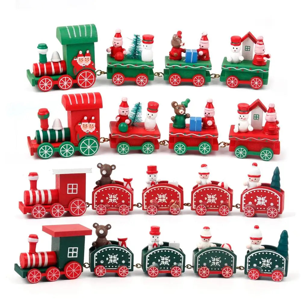 Christmas Wooden Train – Festive Holiday Ornament for Home & Gifts 2025–2026