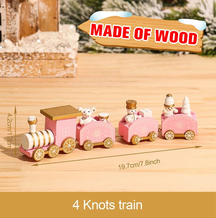 Christmas Wooden Train – Festive Holiday Ornament for Home & Gifts 2025–2026