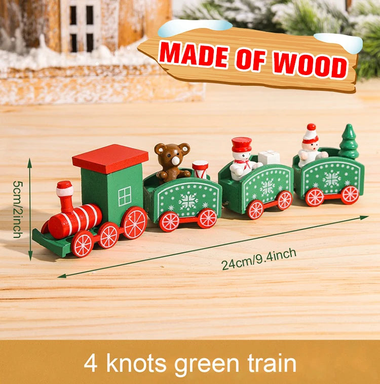 Christmas Wooden Train – Festive Holiday Ornament for Home & Gifts 2025–2026