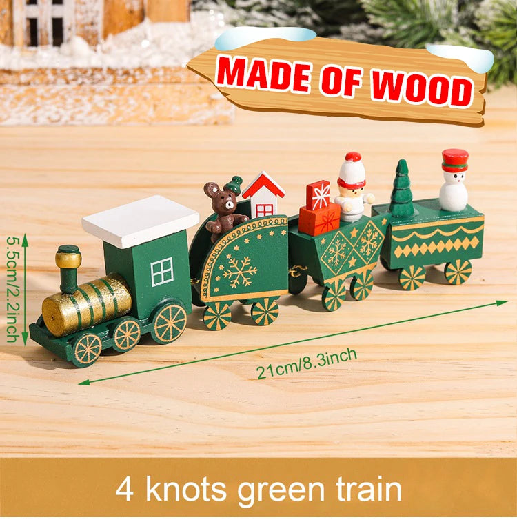Christmas Wooden Train – Festive Holiday Ornament for Home & Gifts 2025–2026