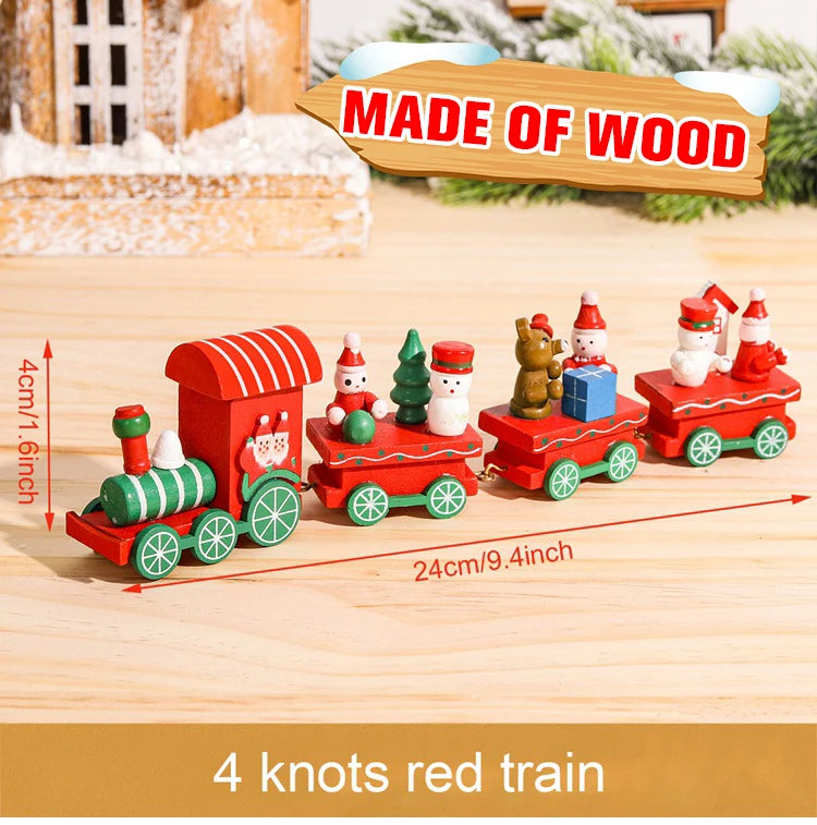 Christmas Wooden Train – Festive Holiday Ornament for Home & Gifts 2025–2026
