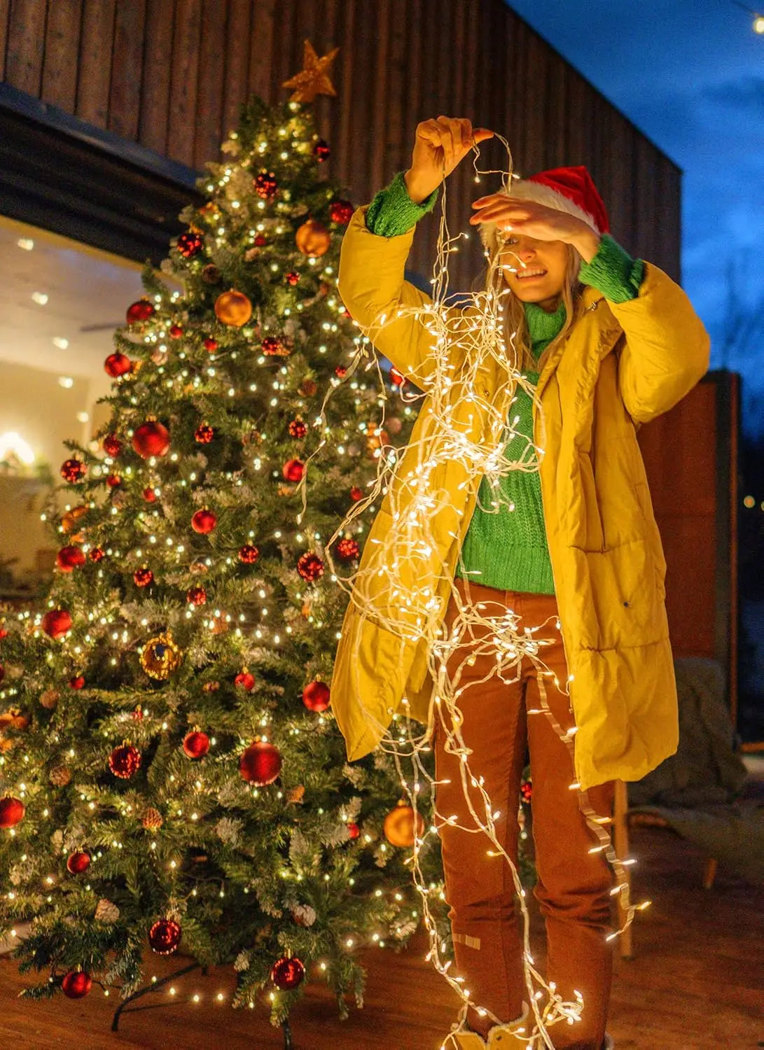 Firecracker LED String Lights – USB Powered Fairy Lights with Remote for Christmas & Parties