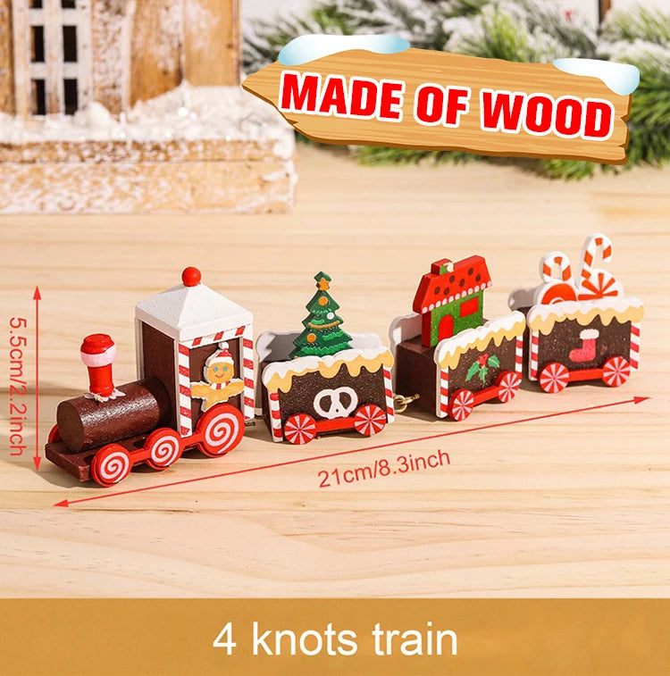Christmas Wooden Train – Festive Holiday Ornament for Home & Gifts 2025–2026