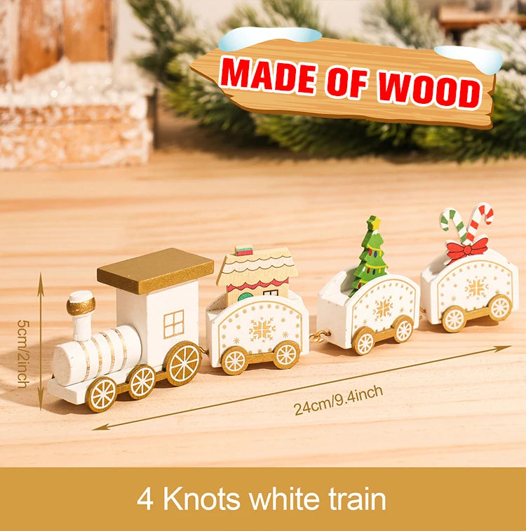 Christmas Wooden Train – Festive Holiday Ornament for Home & Gifts 2025–2026