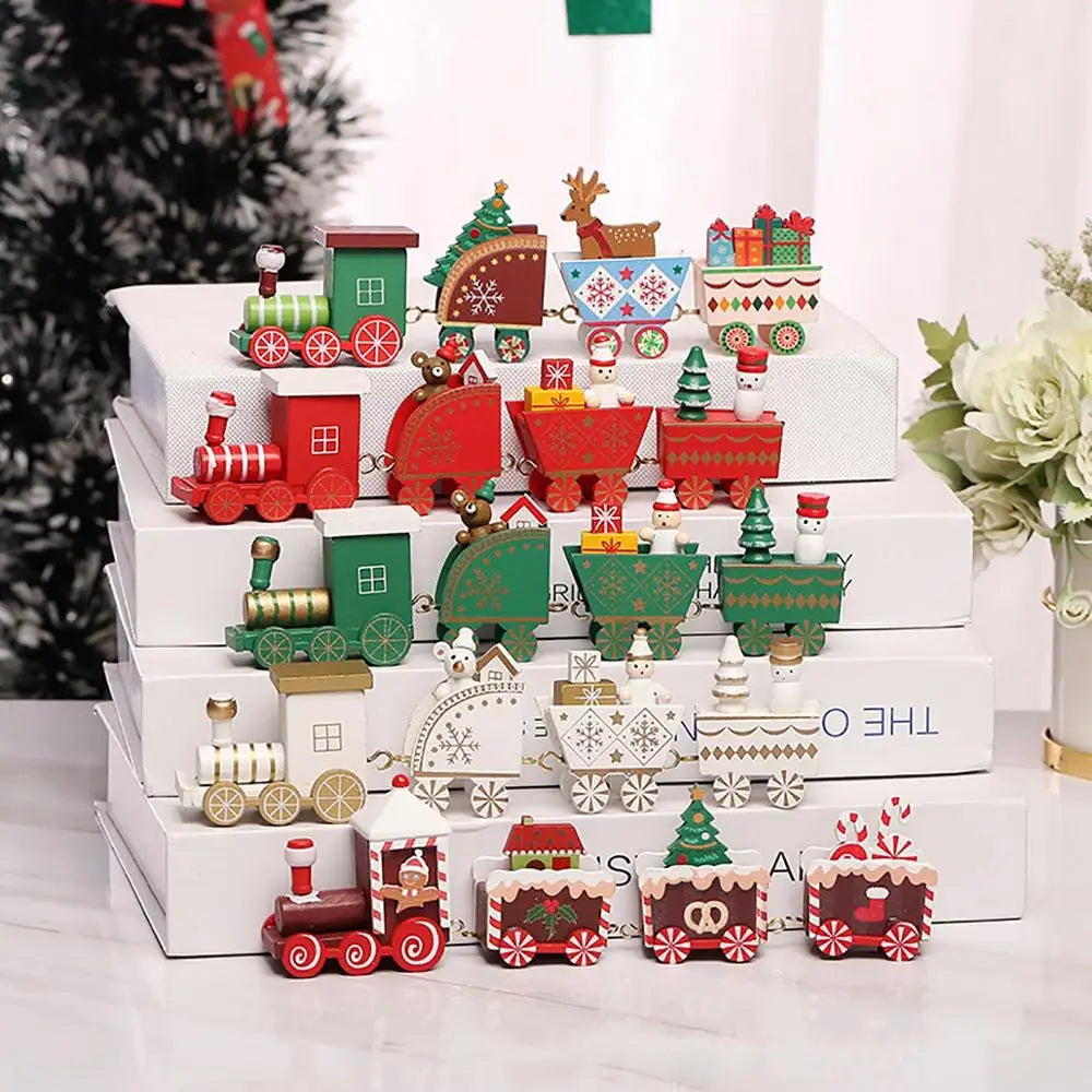 Christmas Wooden Train – Festive Holiday Ornament for Home & Gifts 2025–2026