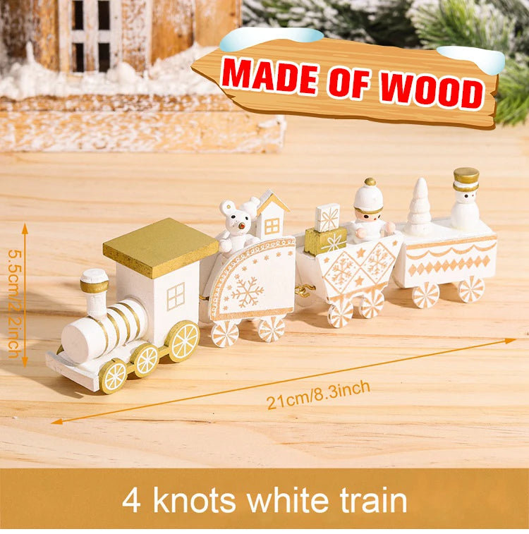 Christmas Wooden Train – Festive Holiday Ornament for Home & Gifts 2025–2026