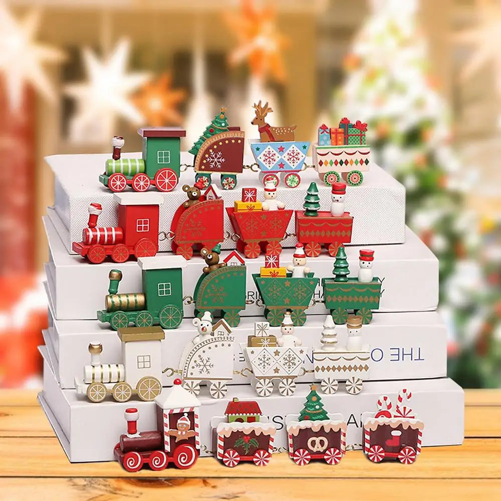 Christmas Wooden Train – Festive Holiday Ornament for Home & Gifts 2025–2026