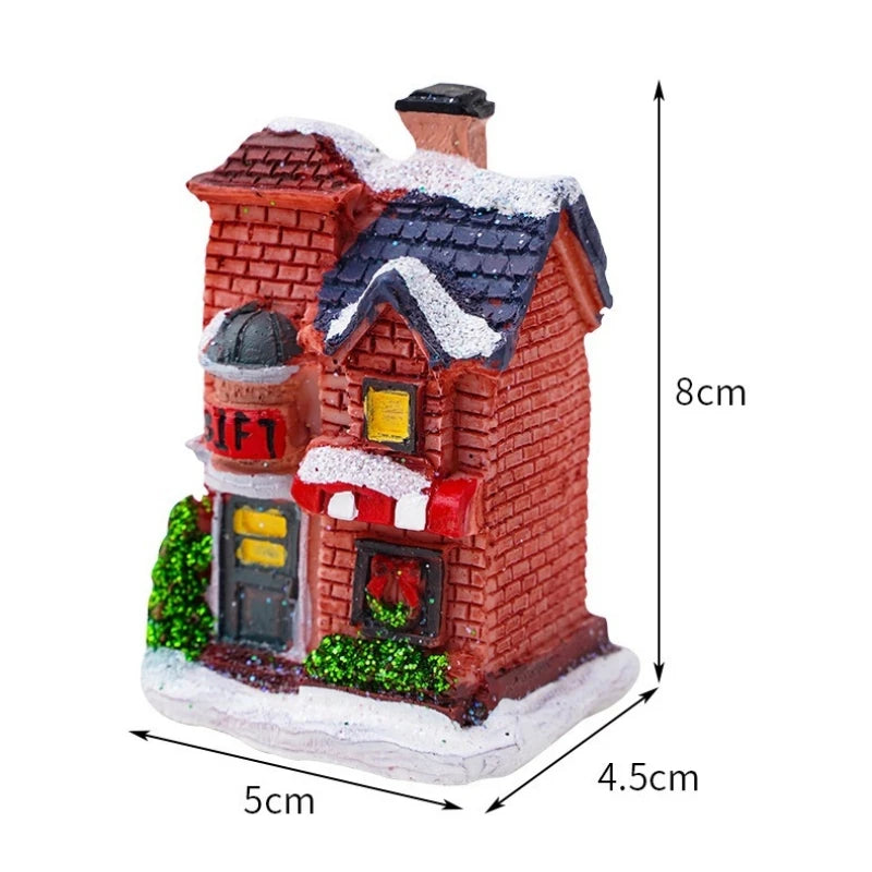 Christmas House LED Night Light – Battery-Powered Holiday Décor & Kids Gift 2025