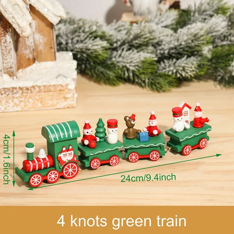 Christmas Wooden Train – Festive Holiday Ornament for Home & Gifts 2025–2026