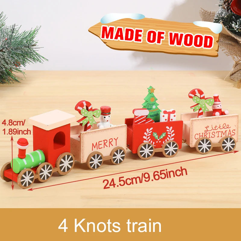 Christmas Wooden Train – Festive Holiday Ornament for Home & Gifts 2025–2026