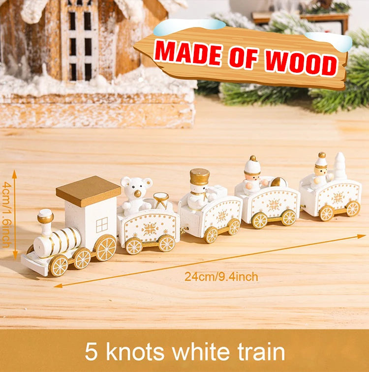 Christmas Wooden Train – Festive Holiday Ornament for Home & Gifts 2025–2026