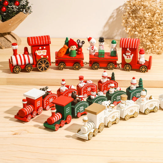 Christmas Wooden Train – Festive Holiday Ornament for Home & Gifts 2025–2026
