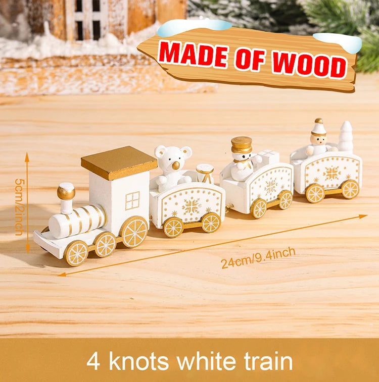 Christmas Wooden Train – Festive Holiday Ornament for Home & Gifts 2025–2026