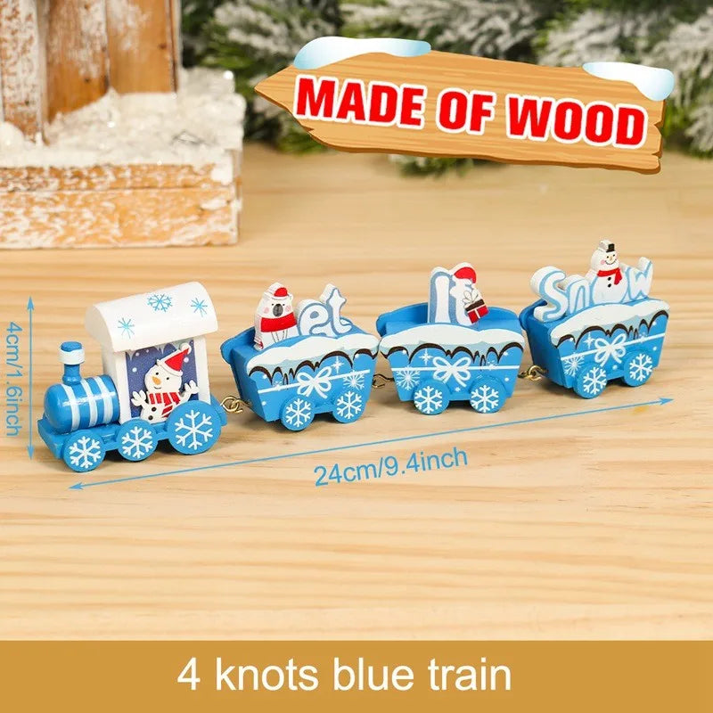 Christmas Wooden Train – Festive Holiday Ornament for Home & Gifts 2025–2026