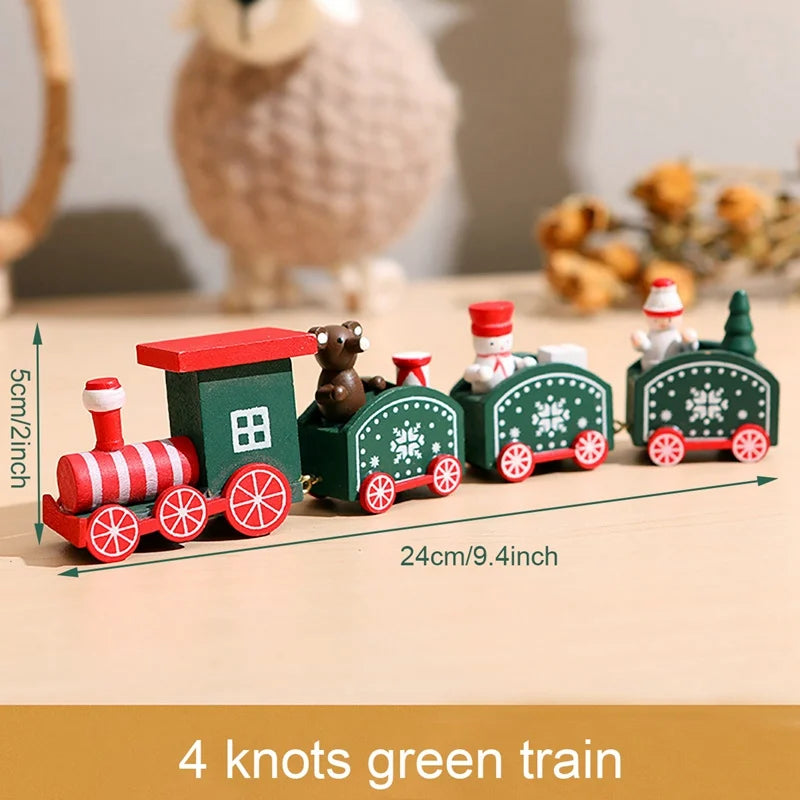 Christmas Wooden Train – Festive Holiday Ornament for Home & Gifts 2025–2026