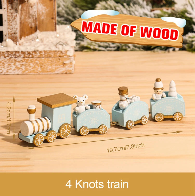 Christmas Wooden Train – Festive Holiday Ornament for Home & Gifts 2025–2026