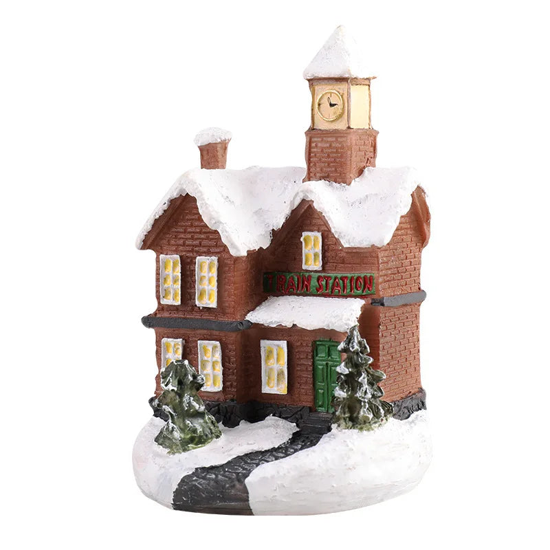Christmas House LED Night Light – Battery-Powered Holiday Décor & Kids Gift 2025