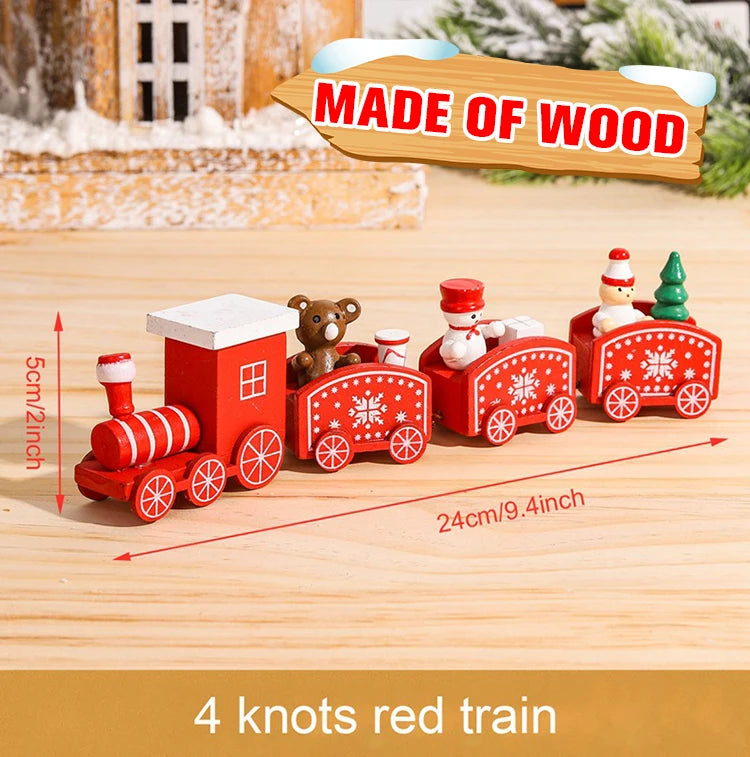 Christmas Wooden Train – Festive Holiday Ornament for Home & Gifts 2025–2026