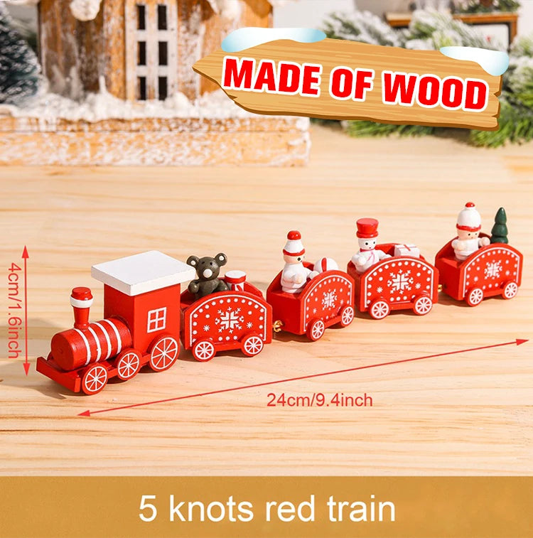 Christmas Wooden Train – Festive Holiday Ornament for Home & Gifts 2025–2026