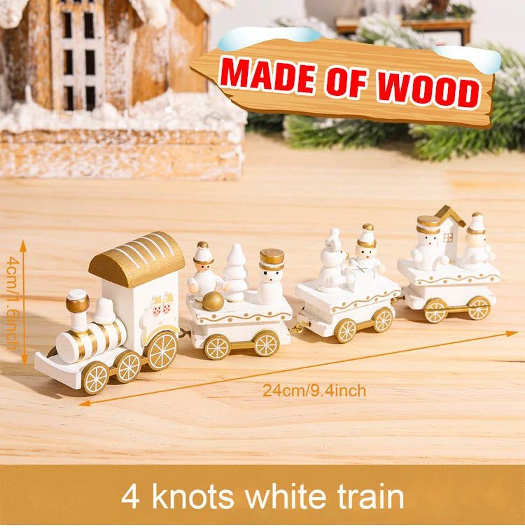 Christmas Wooden Train – Festive Holiday Ornament for Home & Gifts 2025–2026