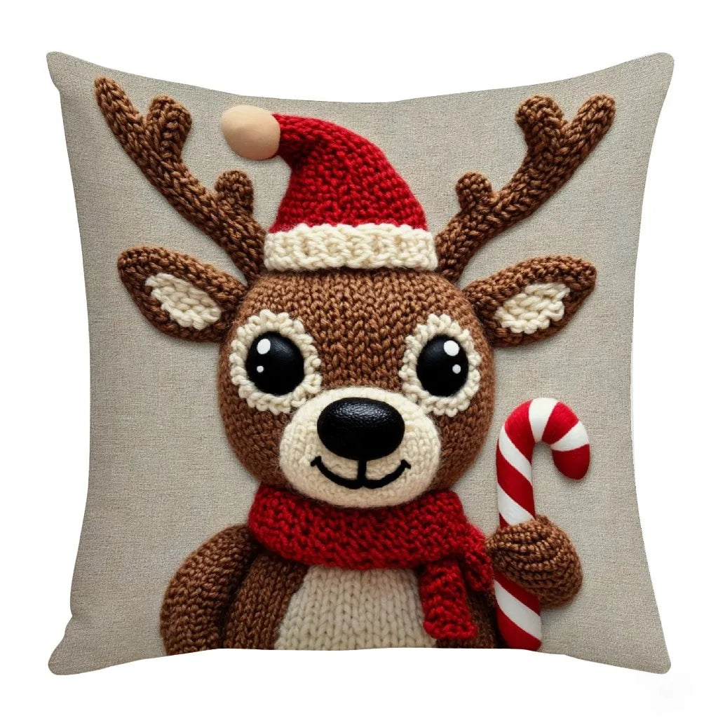 Christmas Cushion Covers – Cozy Holiday Pillowcases for Festive Home Décor - 45cm