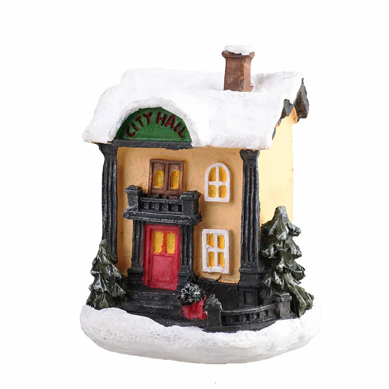 Christmas House LED Night Light – Battery-Powered Holiday Décor & Kids Gift 2025