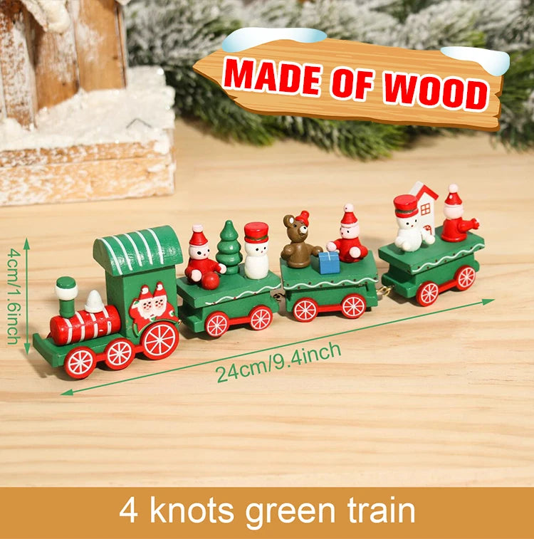 Christmas Wooden Train – Festive Holiday Ornament for Home & Gifts 2025–2026