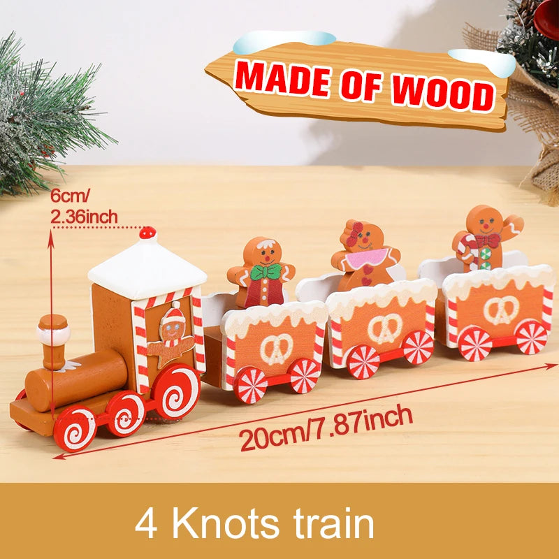 Christmas Wooden Train – Festive Holiday Ornament for Home & Gifts 2025–2026