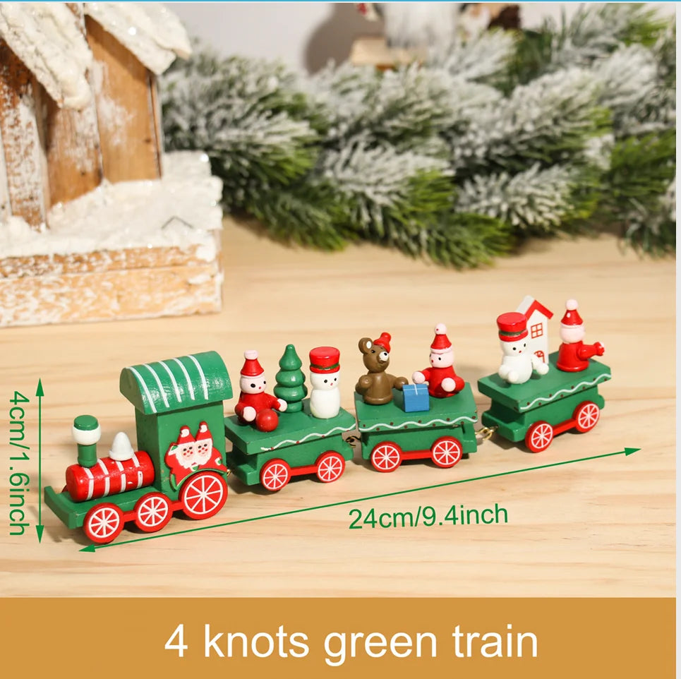 Christmas Wooden Train – Festive Holiday Ornament for Home & Gifts 2025–2026